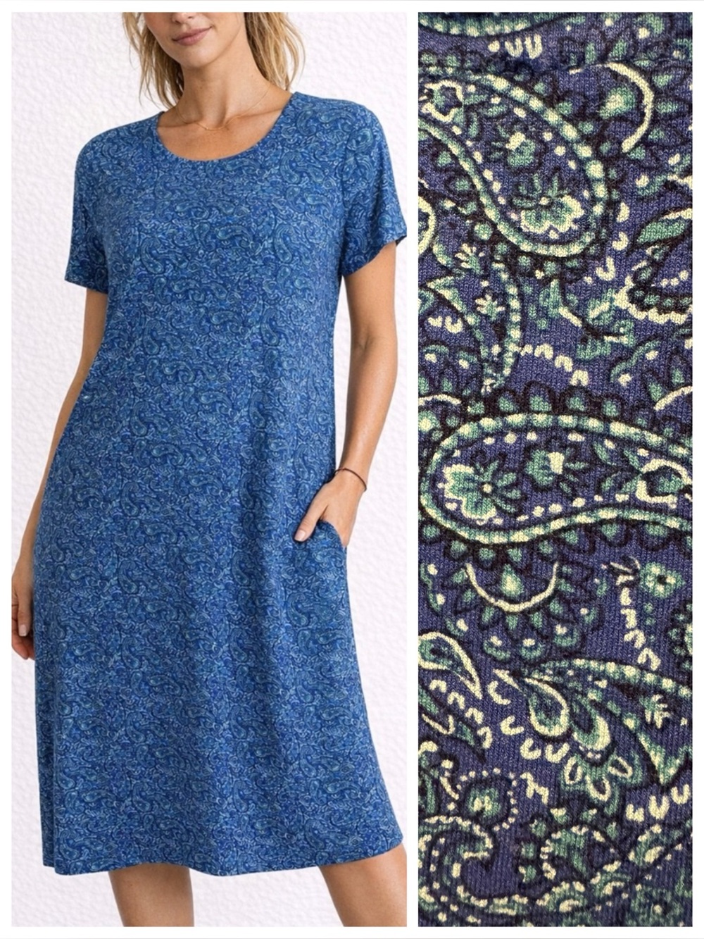 J. Jill Paisley Print Dress